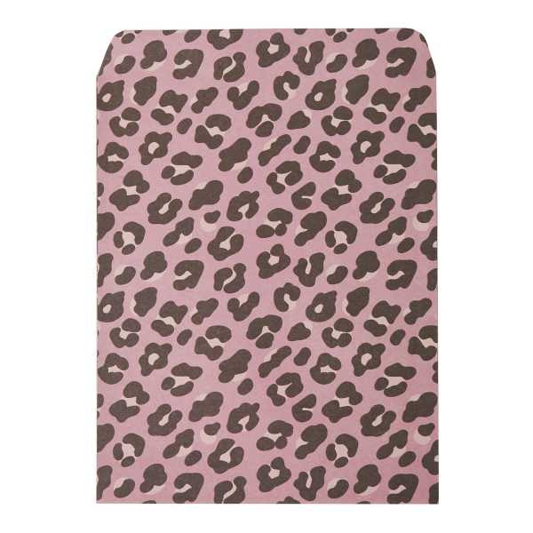 Gift Bag Pink Leopard Large